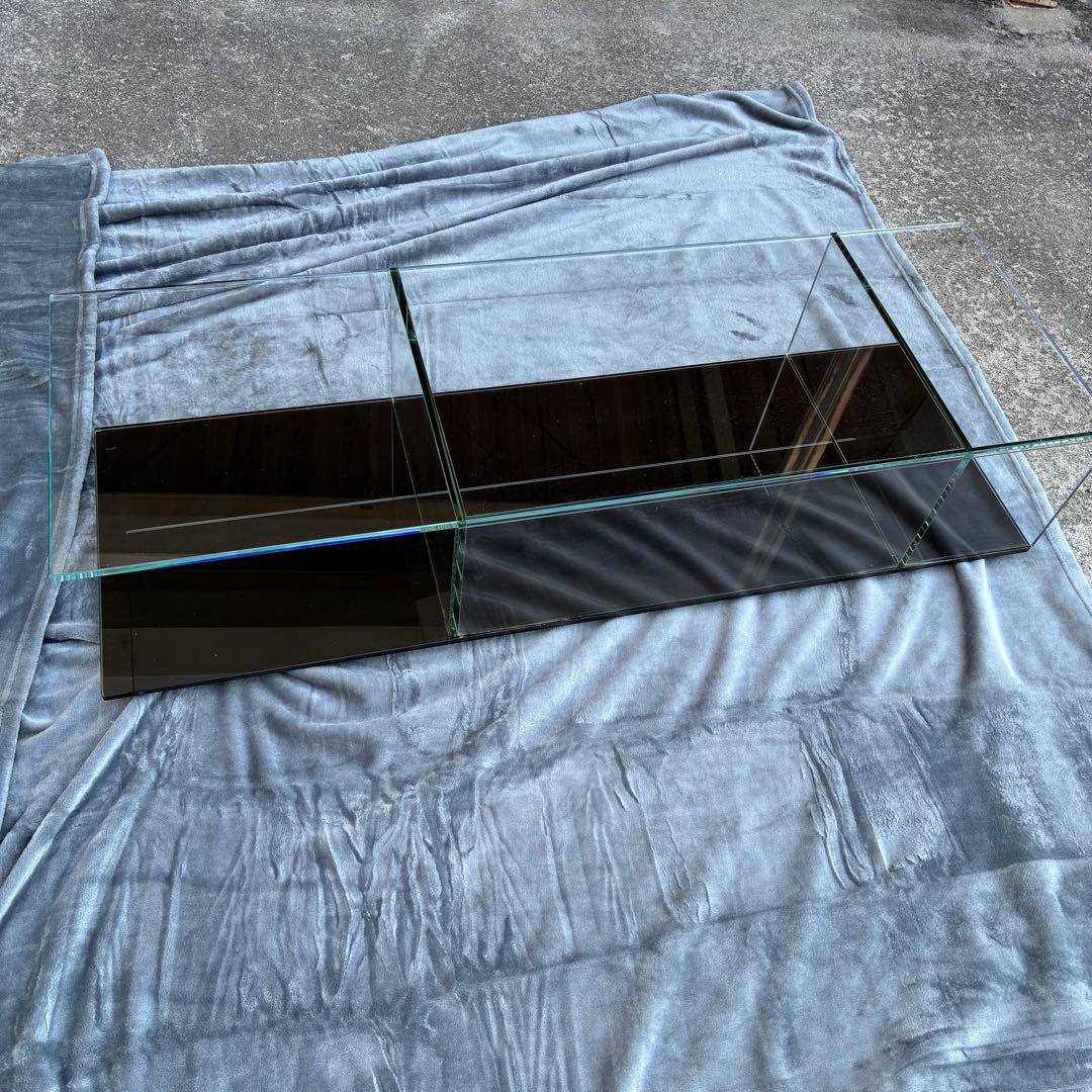 美品　カッシーナ　ガラステーブル　レクタングラー　269 MEX　テーブル