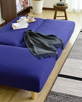 ソファ　スツール付き　北欧　オシャレ　ソファベッド【新品】