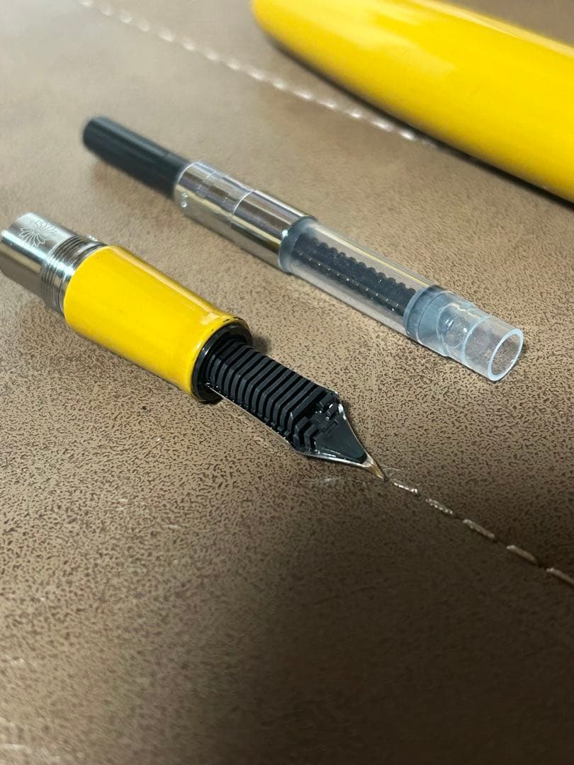 ワンチャー　誠漆・黄　将軍ニブペ　FUDE ふでdeまんねん　長原　18金