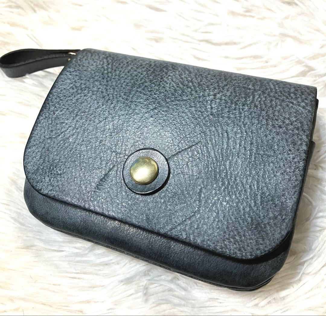 HERZ【アラスカ特別仕様】トラベルウォレット 二つ折り財布 レザー 黒 限定