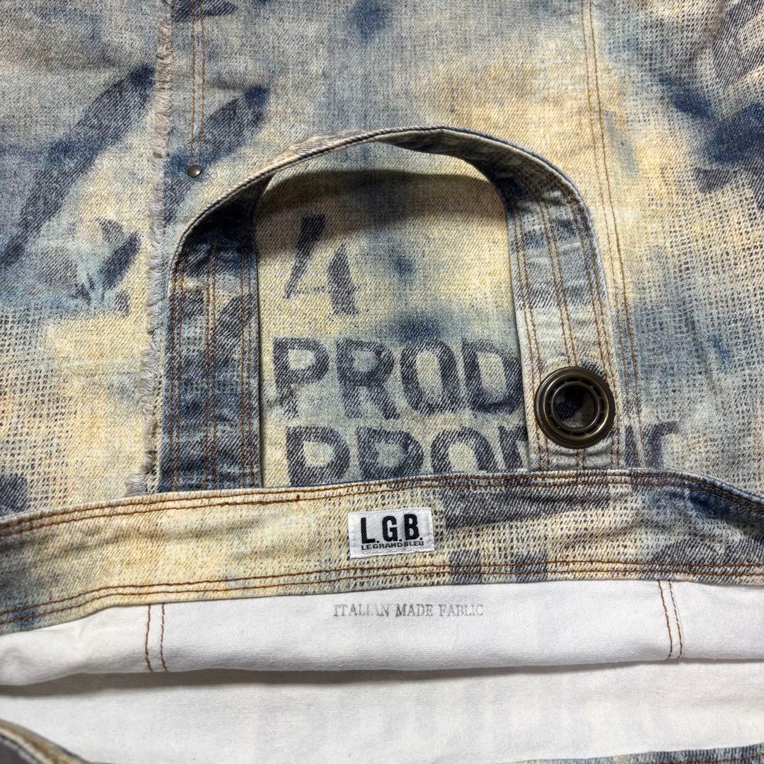 L.G.B. ルグランブルー デニム トートバッグ 加工デニム