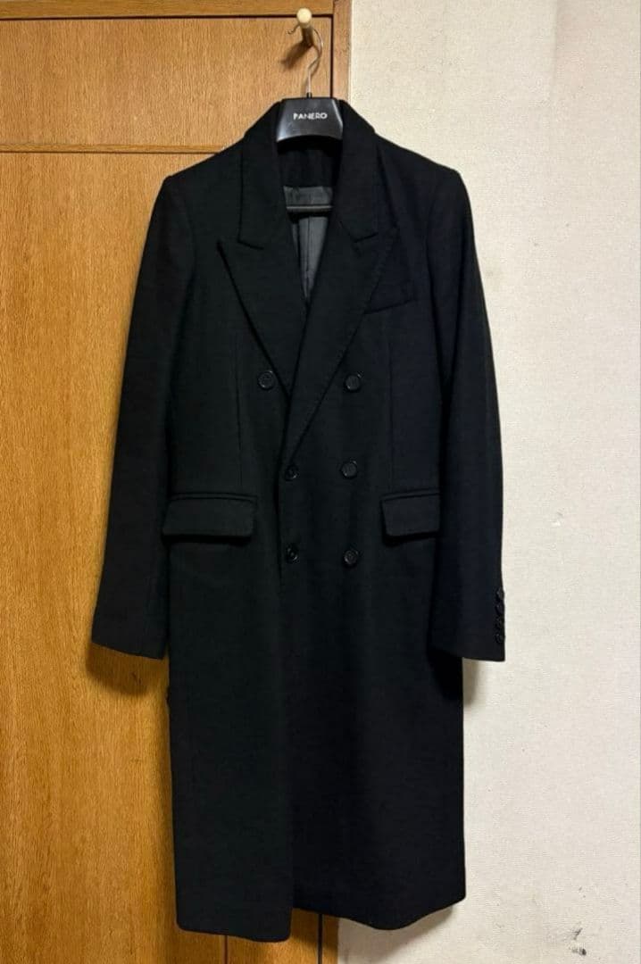 【定価5万9千】PANERO DOUBLE BREASTED WOOL COAT