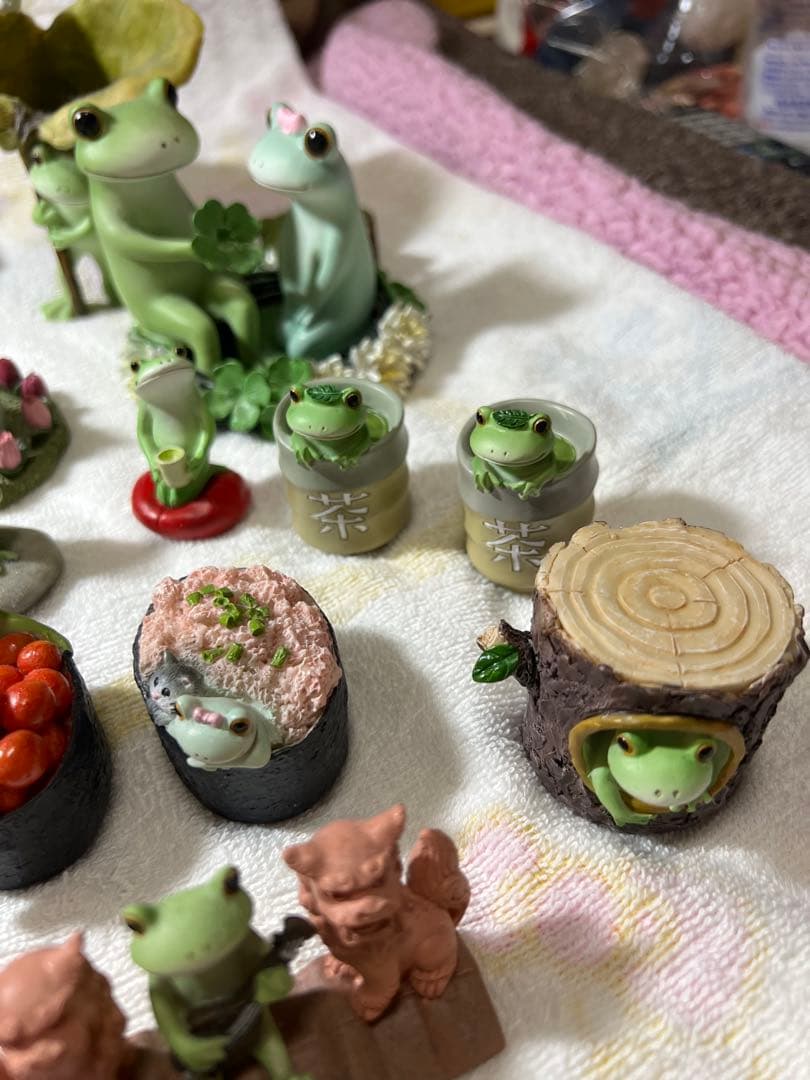 『まとめ売り』コポー カエル 置物