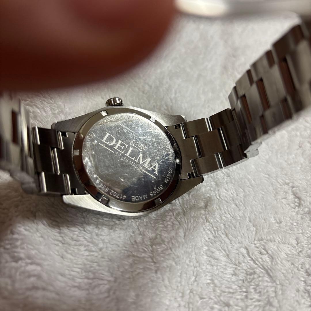 美品　DELMA PROFESSIONAL 200m 高級腕時計　　スイス製