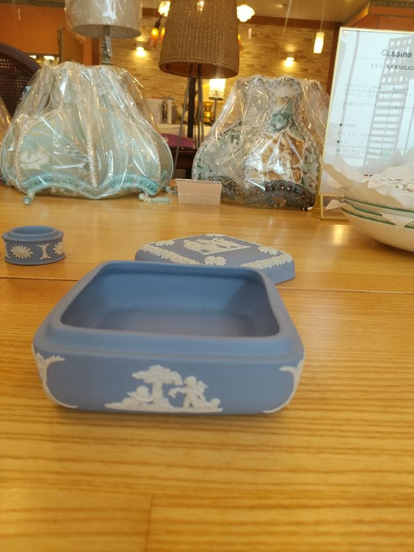 ■美品■ ジャスパー　蓋つき小物入れ　3セット