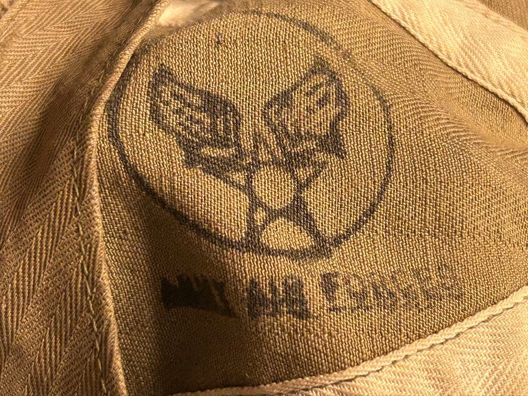 個人装備 WW2 US ARMY AIR FORCE A3 HBT MACHNIC CAP