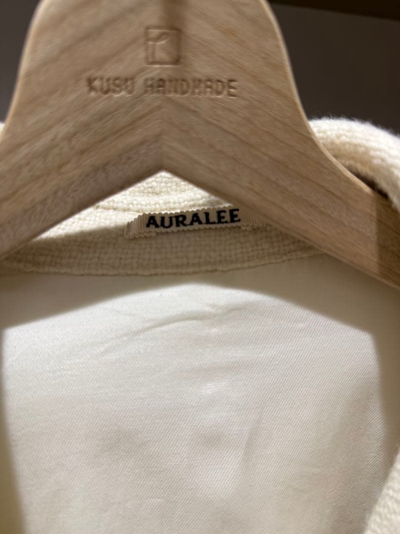 か*い様 AURALEE spun tweed shirt blouso