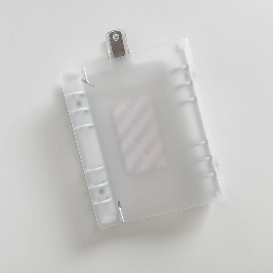 がっちゃん　韓国　貯金　バインダー　ダブルリングバインダー　白　11