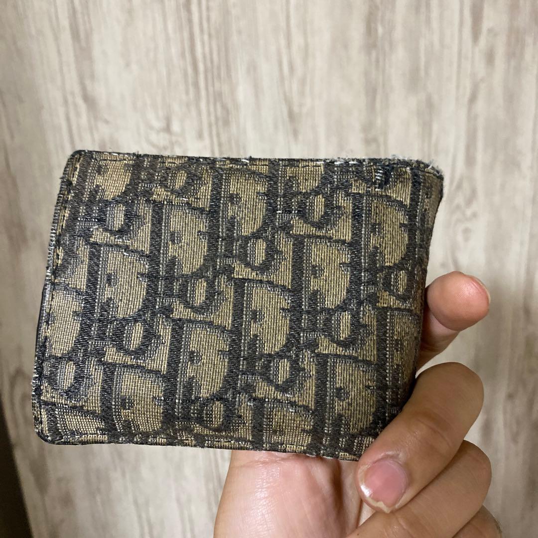 ディオール財布　モノグラム　二つ折り