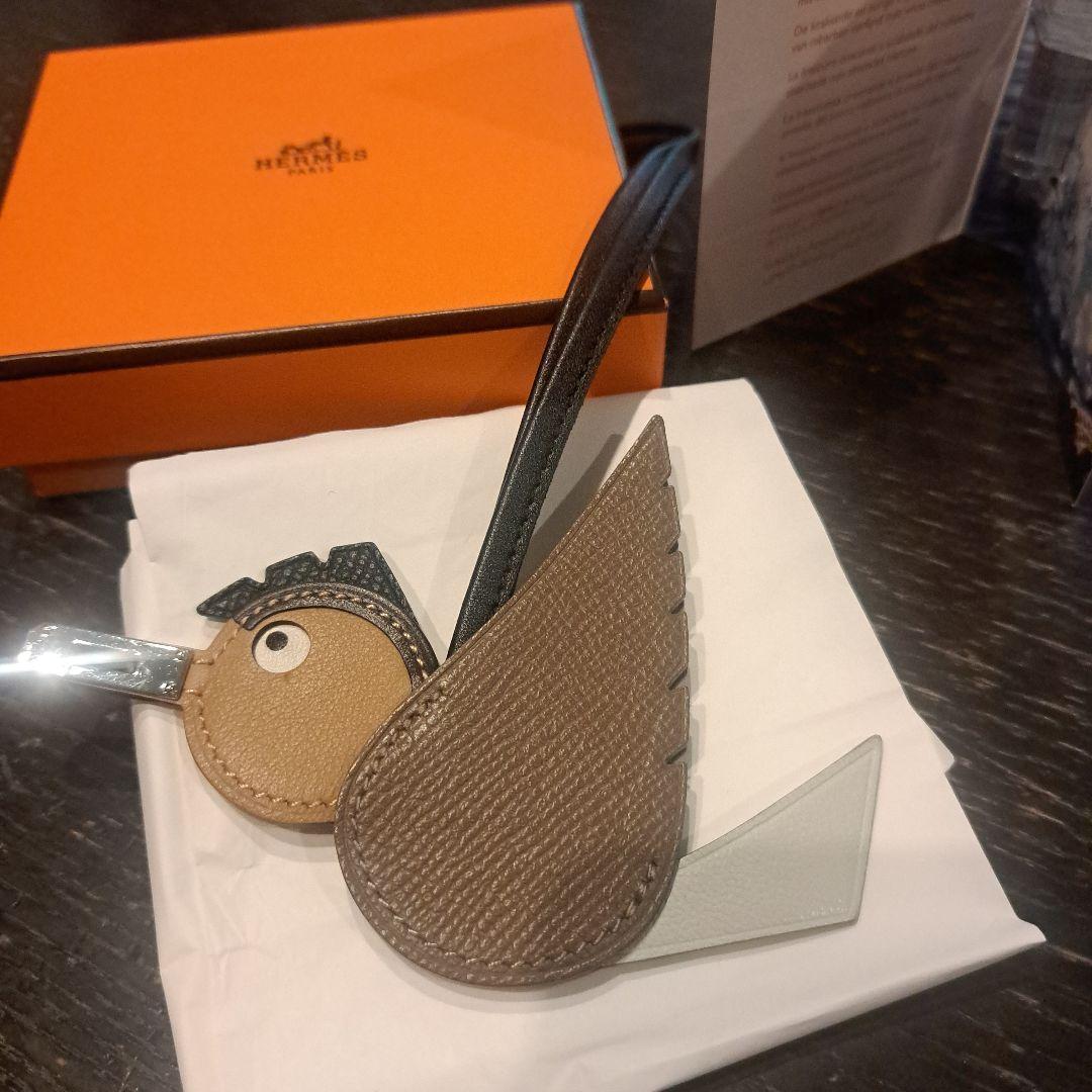 HERMES　キーホルダー(チャーム)　　バーディチャーム鳥