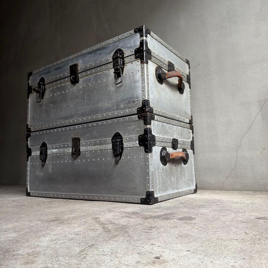 オールドヴィンテージ　nikkoku kogyo アルミトランクケース