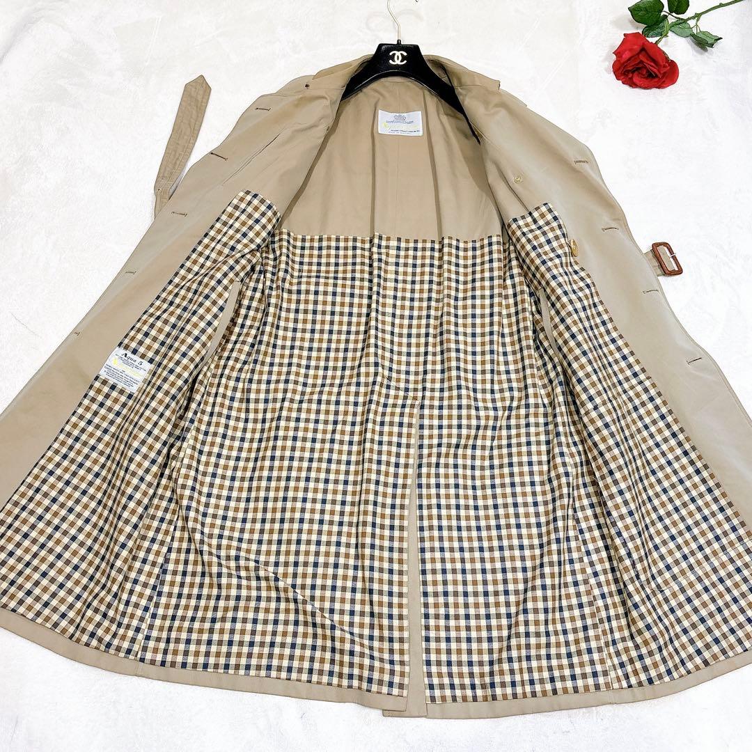 新品同様✨　アクアスキュータム　トレンチコート　L ベージュ