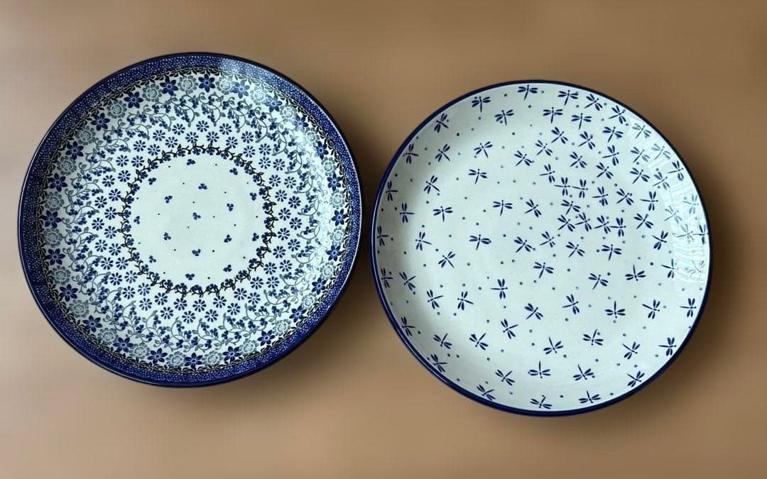 ポーリッシュポタリー 大皿 2枚セット ポーランド 食器 プレート
