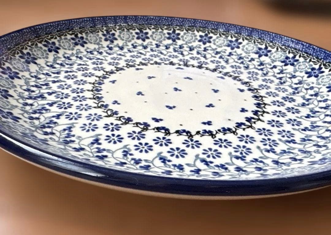 ポーリッシュポタリー 大皿 2枚セット ポーランド 食器 プレート