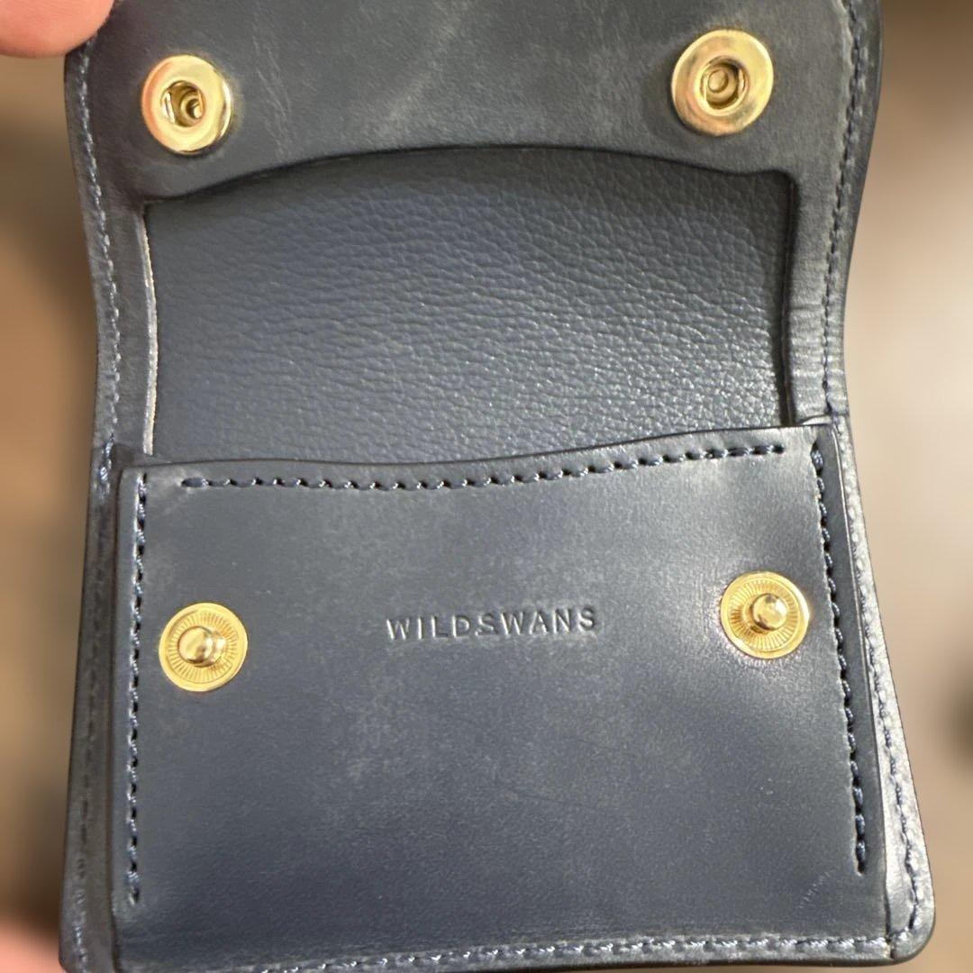 WILDSWANS タング ネイビー イングリッシュブライドル