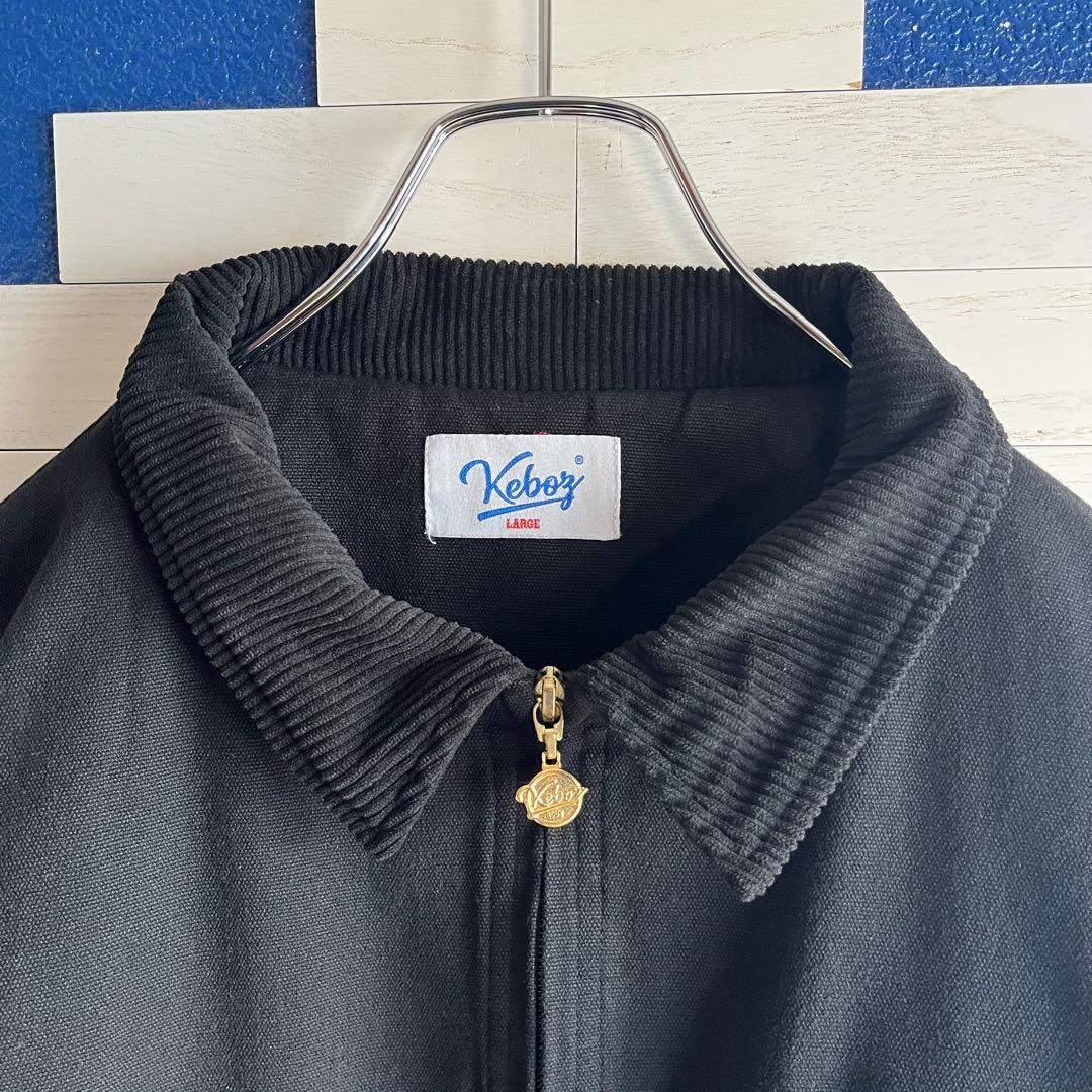 ジャケット・アウター KEBOZ DUCK WORK JACKET BLK L