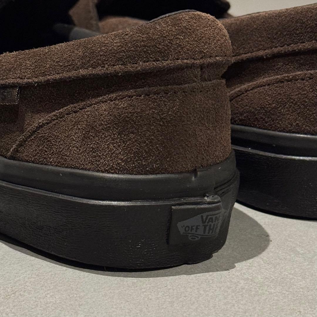 VANS バンズ ヴァンズ ローファー スエード ブラウン 24.0cm a2