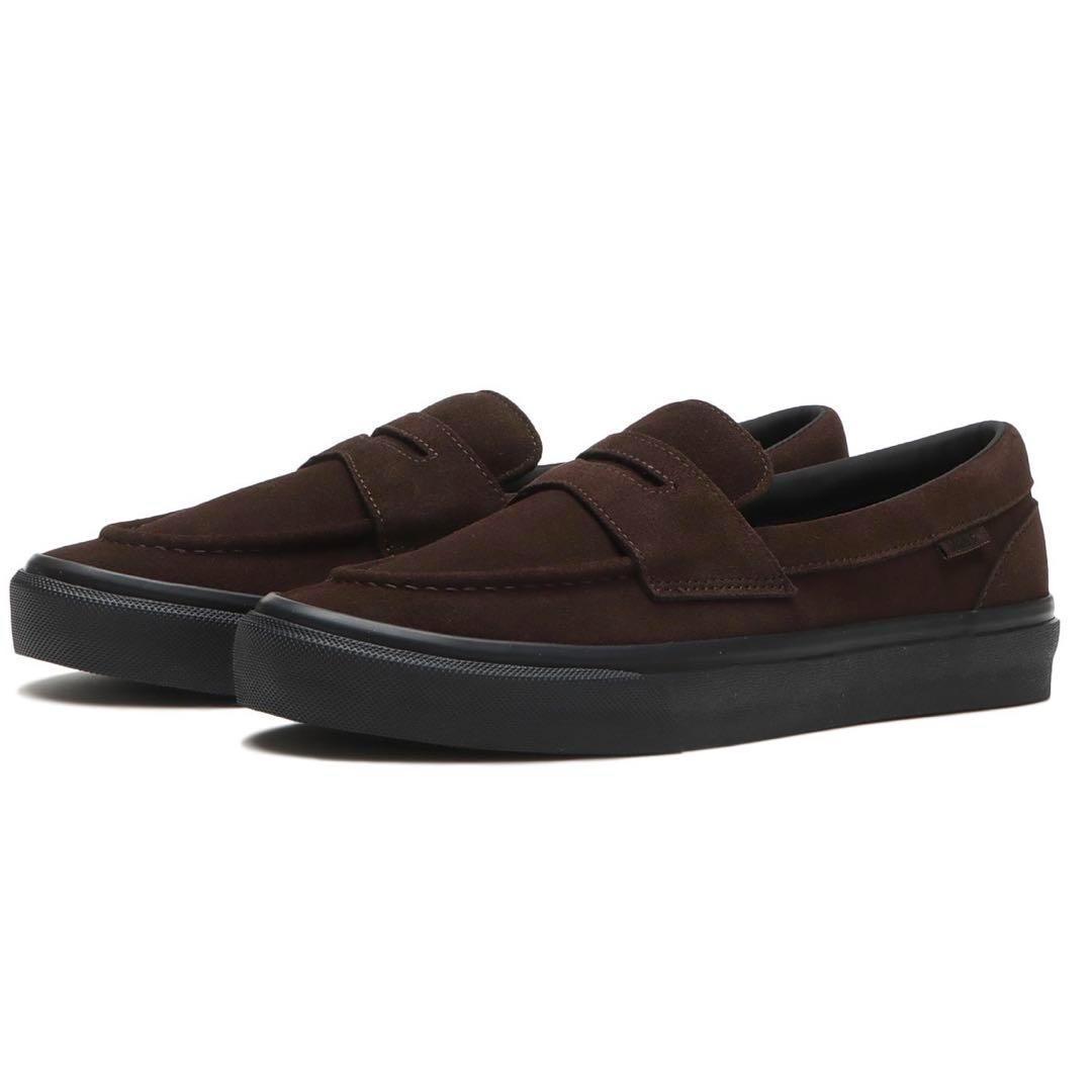 VANS バンズ ヴァンズ ローファー スエード ブラウン 24.0cm a2