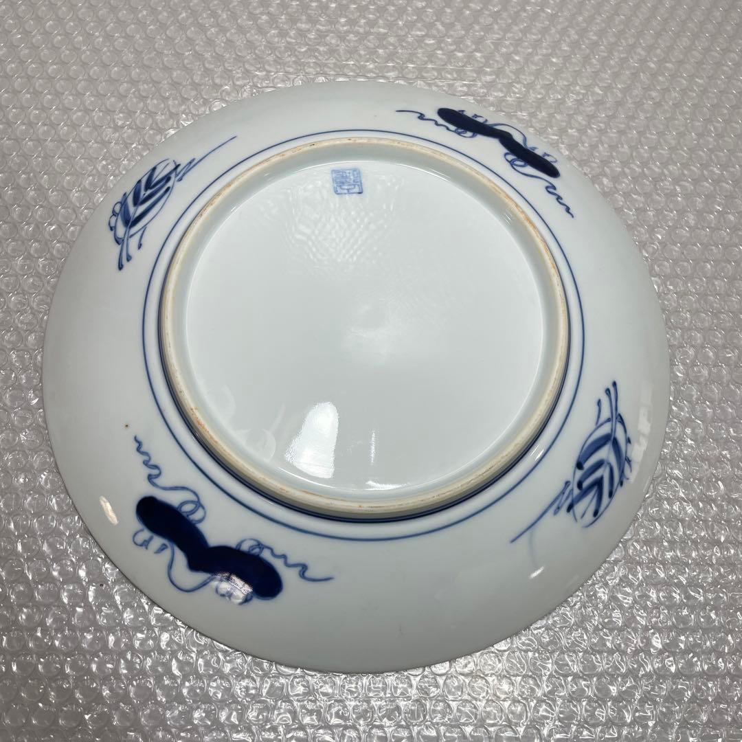 有田焼 盛皿 大皿 山徳窯 赤濃 金彩 古伊万里 色絵 唐草 昭和