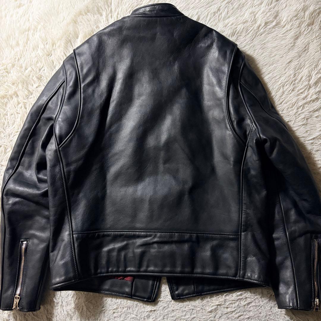 極美品■schott ライダースジャケット　シングル　641XX 7009　42