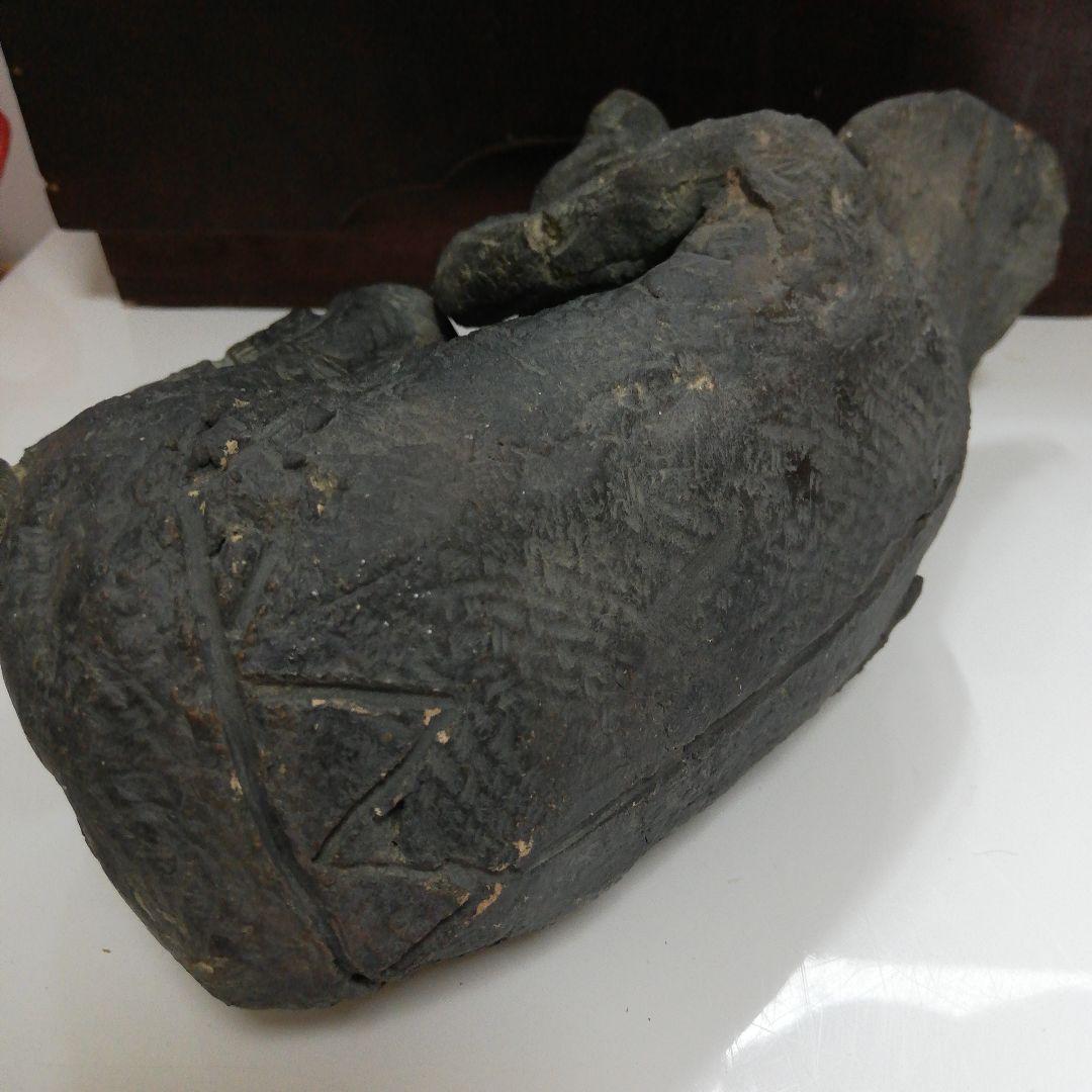 極稀少レア南米メキシコOR中近東ヨルダン　アステカ重量有出土発掘石仏埴輪
