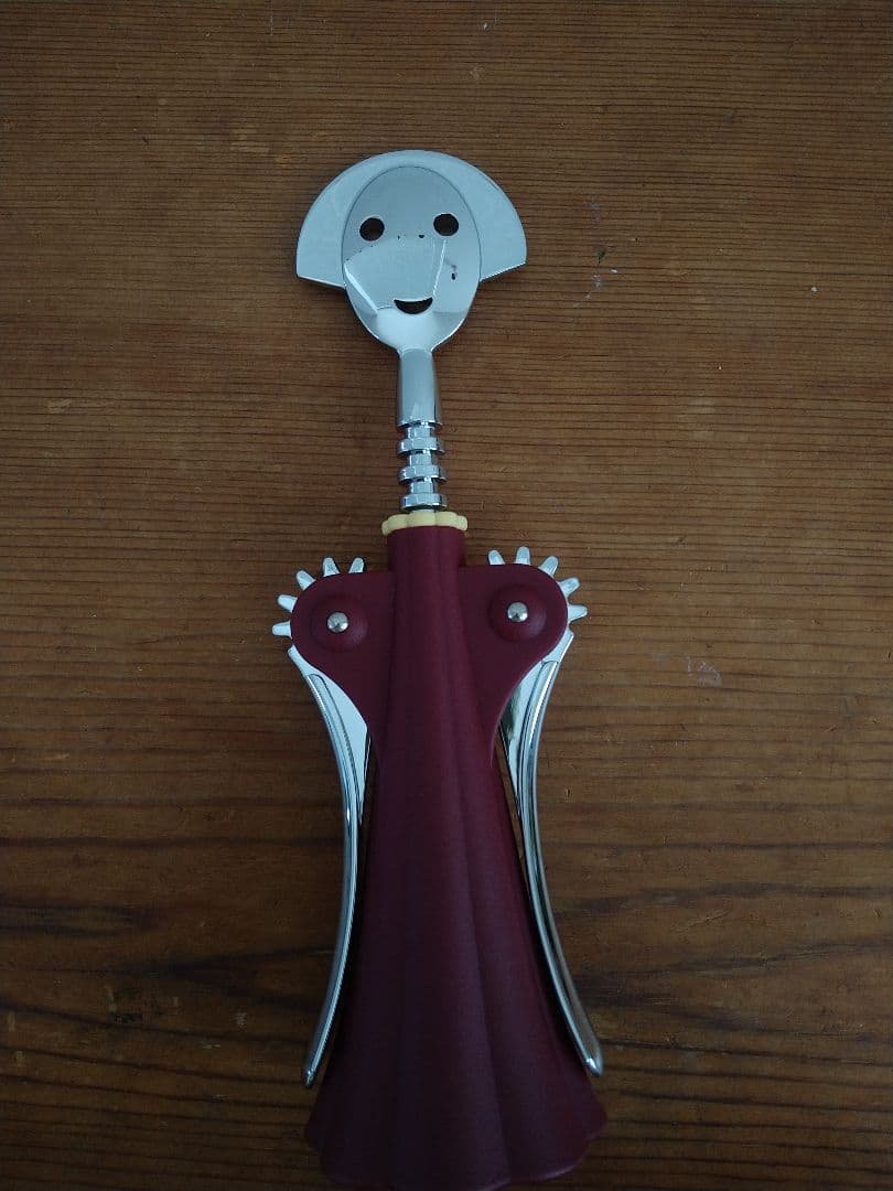 【新品未使用】ALESSI AM01 R “Anna.G.” ワインオープナー