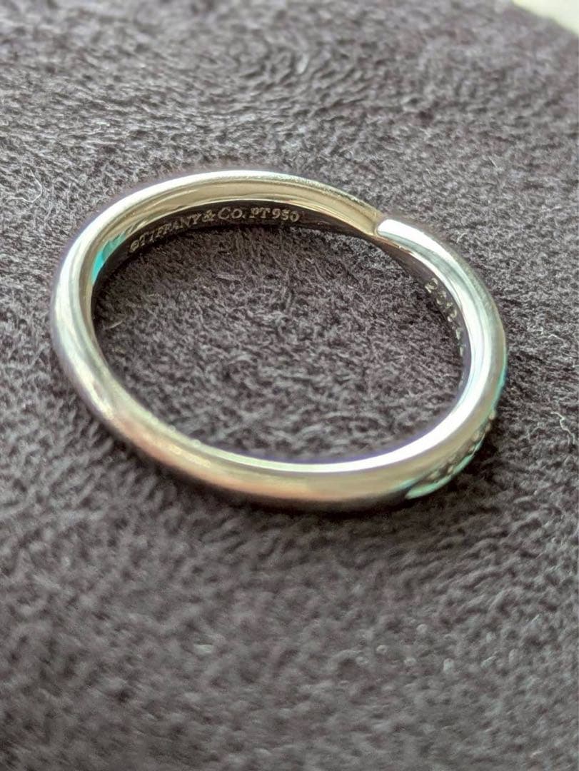 【付属品付】ティファニー ハーモニーダイヤリング プラチナPt950