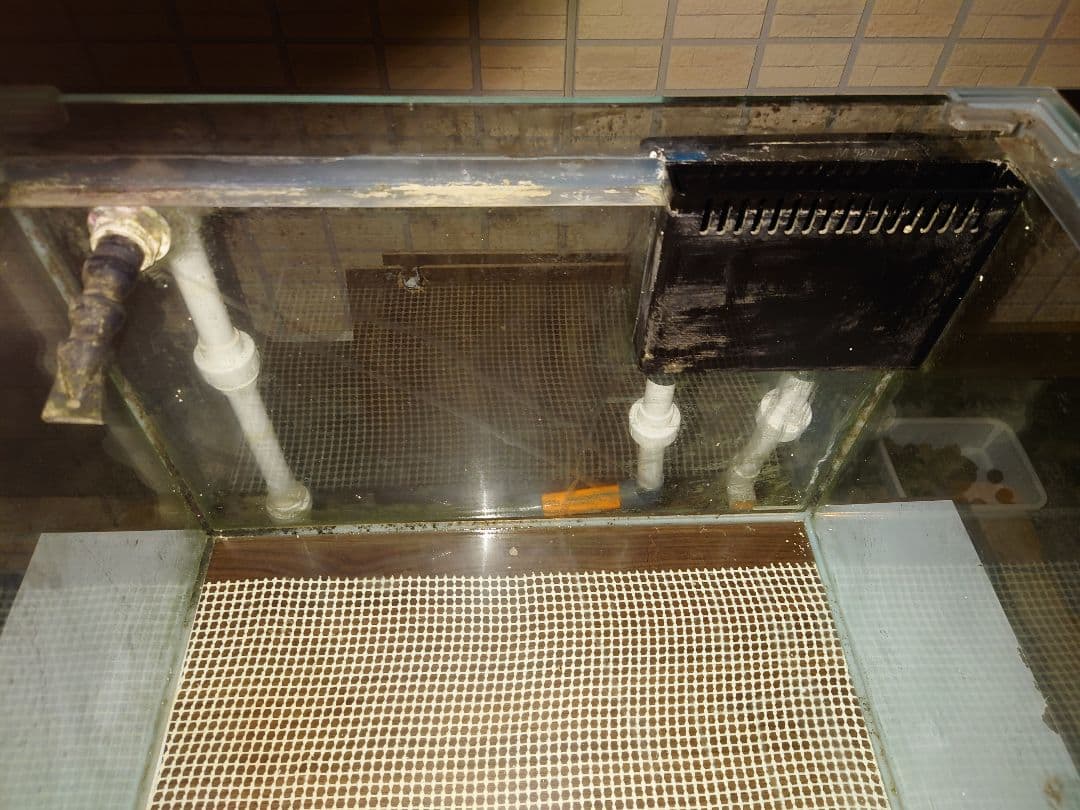 オーバーフロー水槽セット　クーラー　LED ポンプ　ヒーター