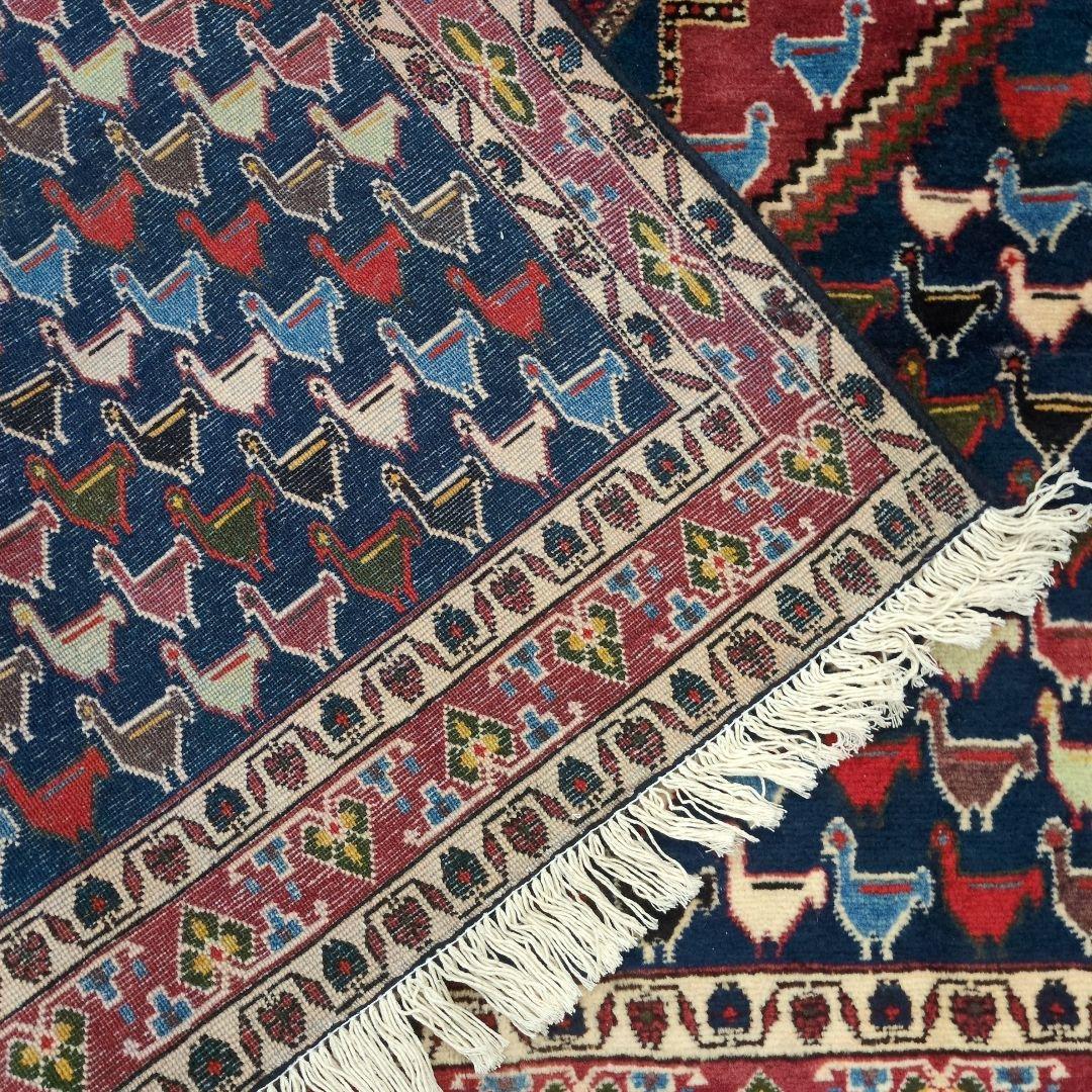 ペルシャ絨毯 手織り 草木染　スィールジャーン産 215x195 Sirjan