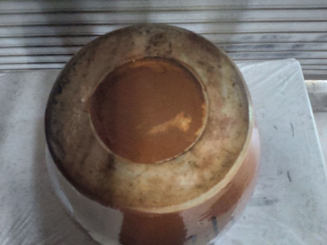 昭和レトロ　かめ壺、丸壺、大型、未使用　値下げ