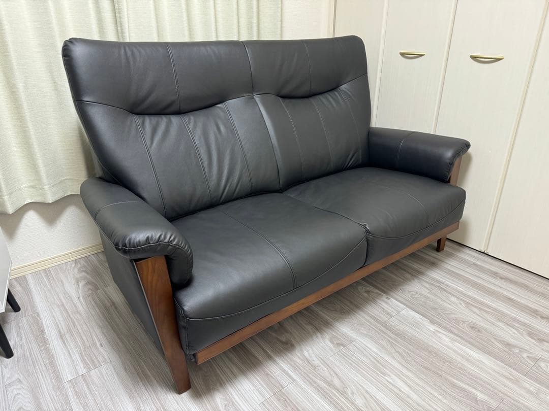 ✅【レザーソファー】未使用美品‼️