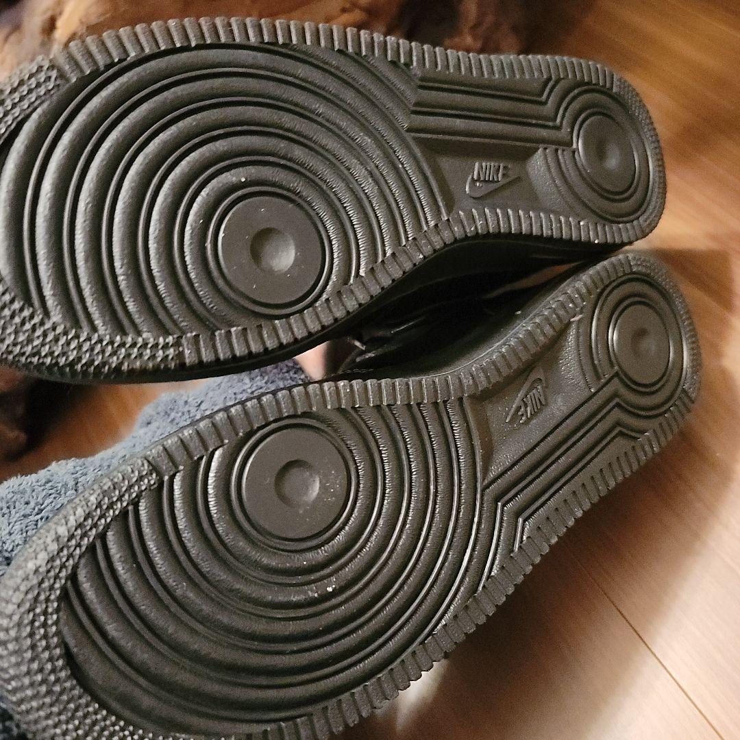 Nike ブラック ハイカットスニーカー エアフォースワン エアフォース1