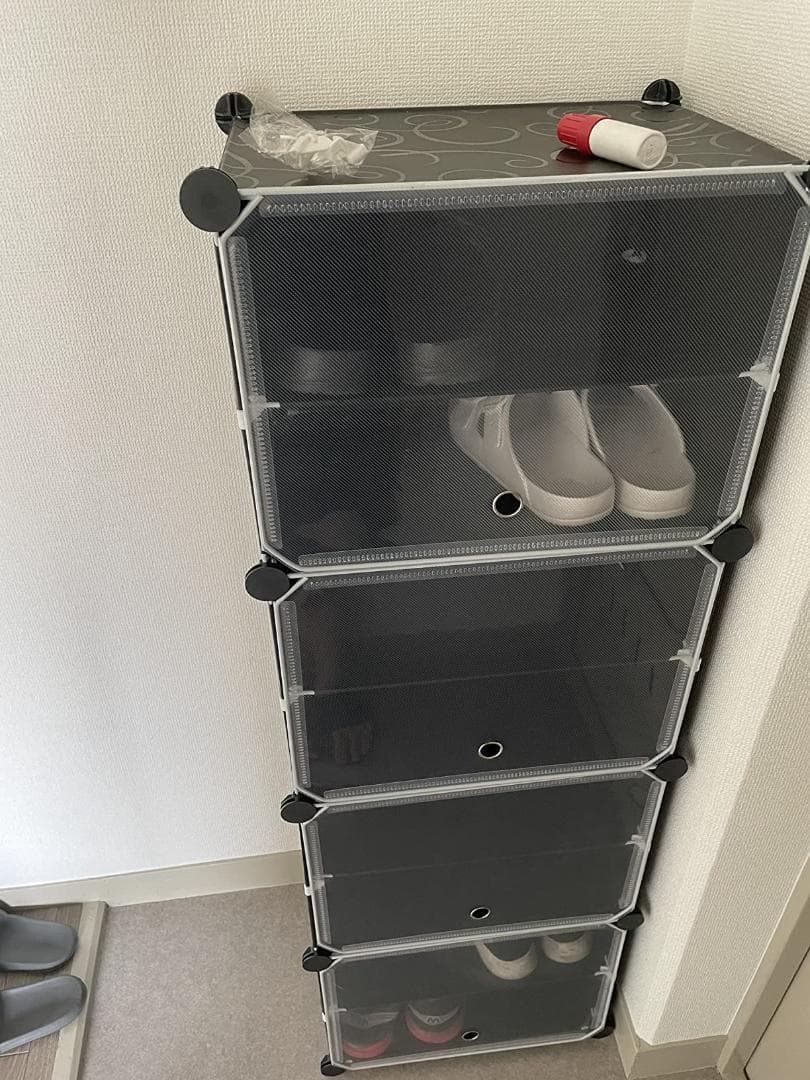 シューズラック8段 シェルフ収納 下駄箱 玄関収納 オープンラック