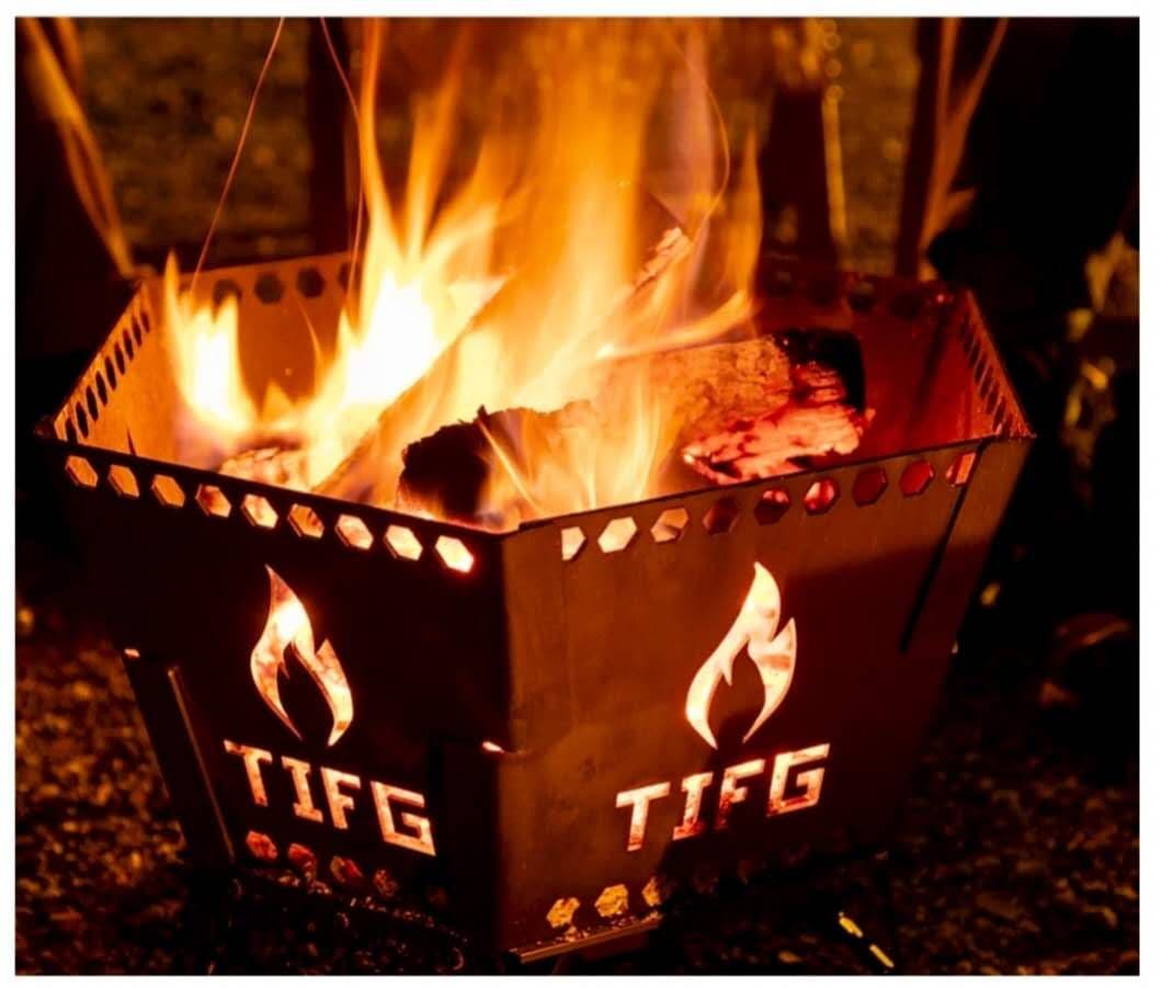 【レア】THE IRON FIELD GEAR　ハニカムファイヤーベース　焚火台