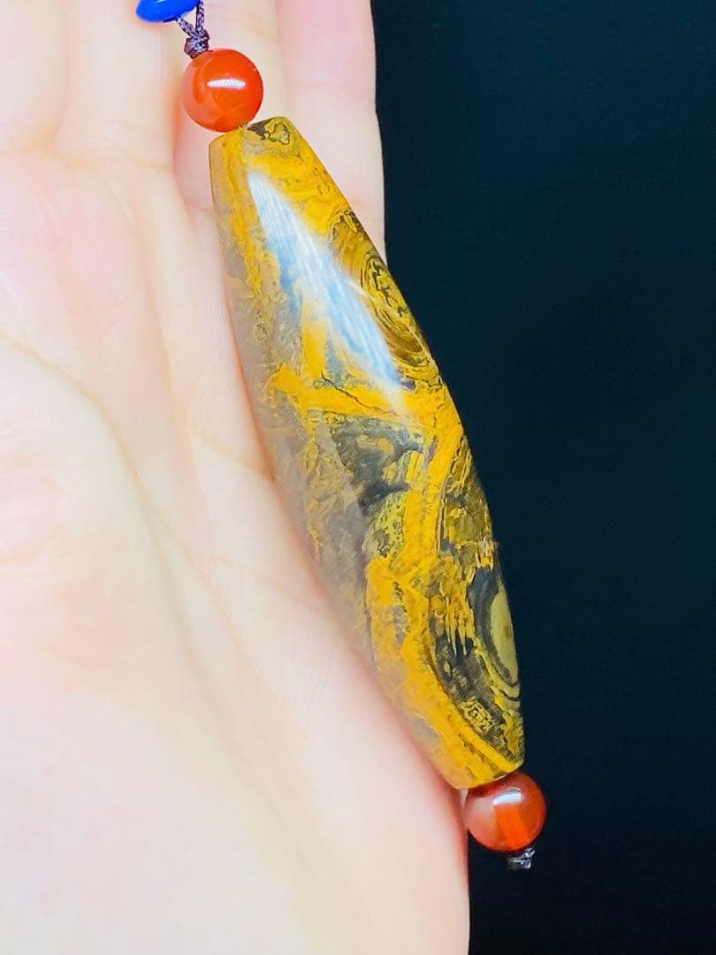 老天珠 ニ龍眼天珠 老鉱天珠 蒙天珠 天珠 自然に作られた天眼 凄まじいパワー