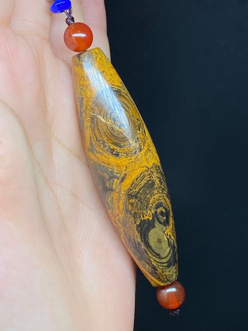 老天珠 ニ龍眼天珠 老鉱天珠 蒙天珠 天珠 自然に作られた天眼 凄まじいパワー