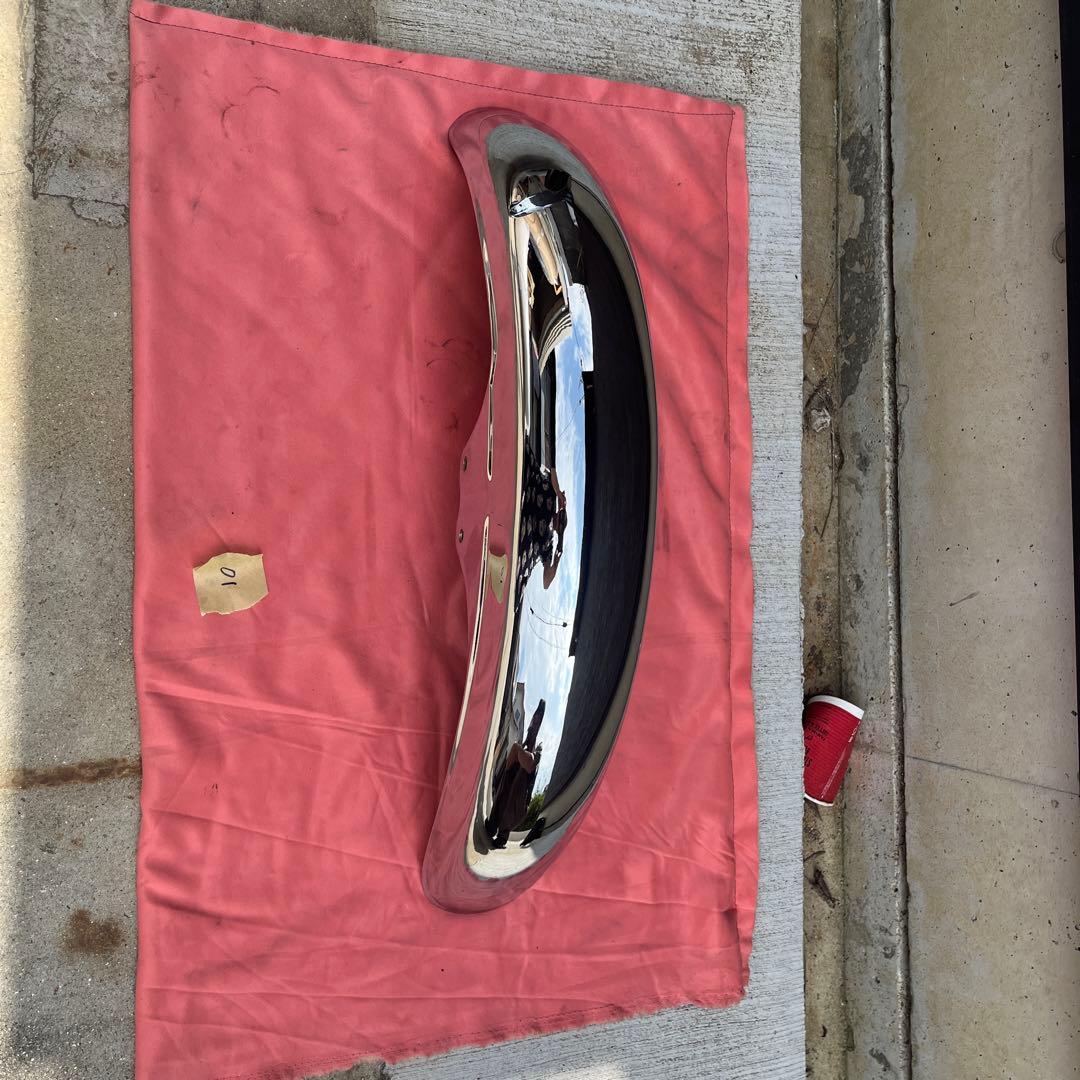 Z1 Z2 KZ900 純正　再メッキ　フロントフェンダー　美品　01