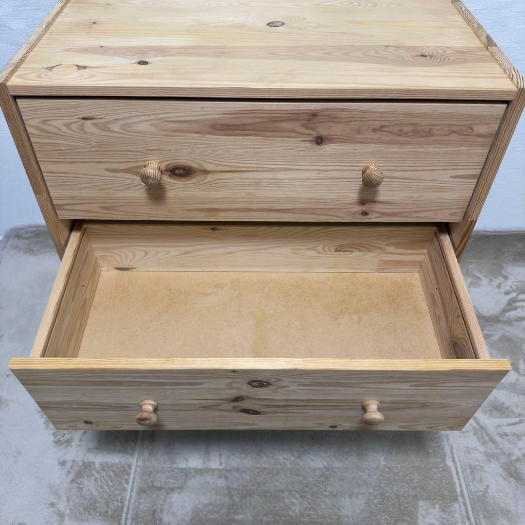 IKEA RAST パイン材 3段チェスト 収納