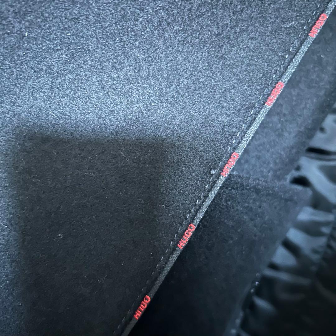 希少✨HUGO BOSS ヒューゴボス チェスターコート ブラック 48 XL