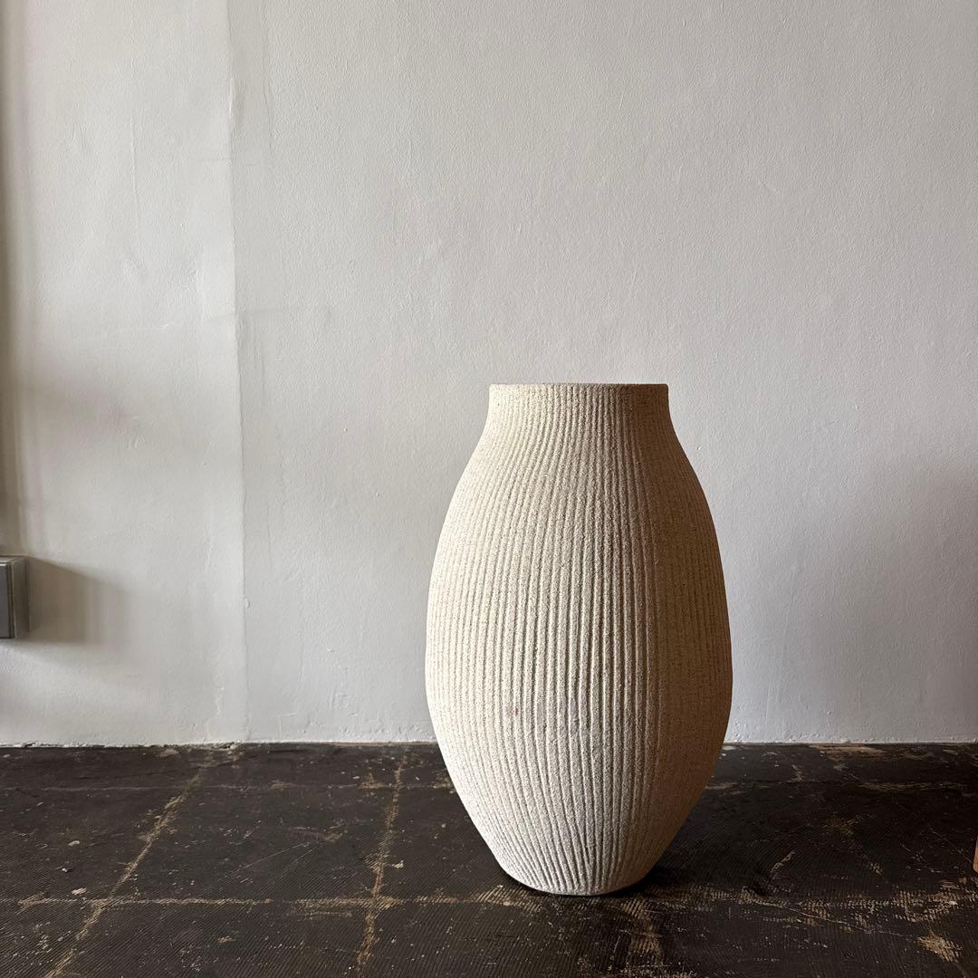 大型 陶器の壺 インテリアオブジェ 飾り壺 花器