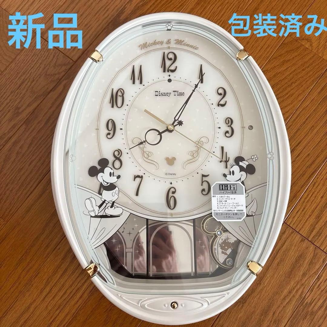 Disney ディズニー　壁掛け時計　セイコークロック　電波時計　メロディ付き