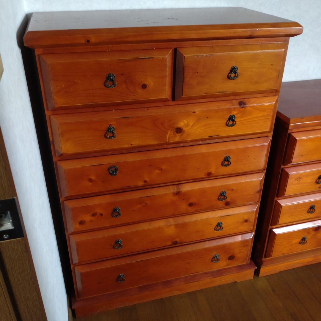 アンティーク風　木製タンス