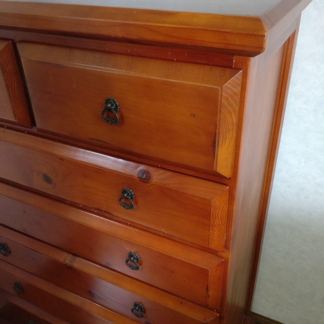 アンティーク風　木製タンス