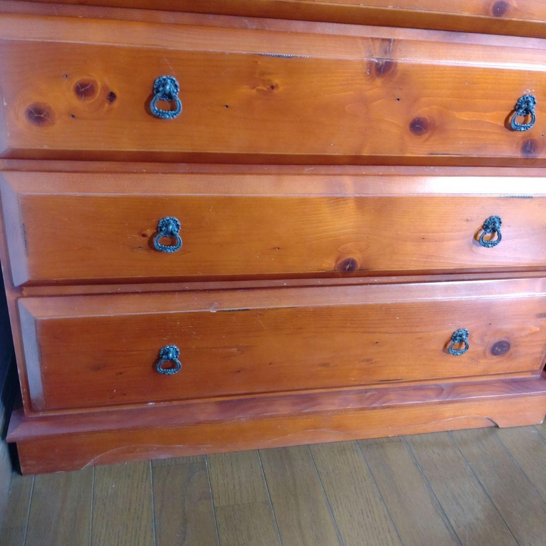 アンティーク風　木製タンス