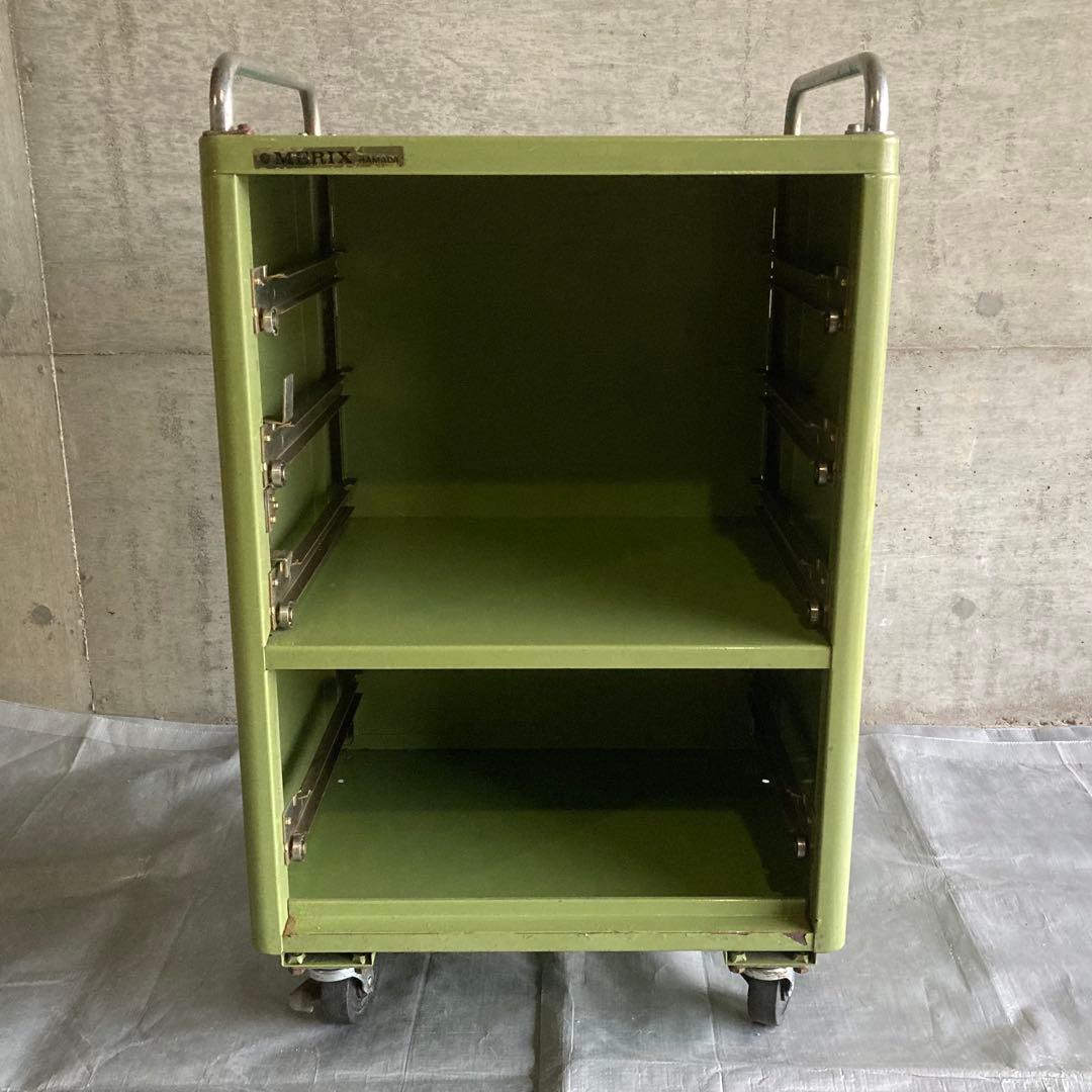 MERIX 濱田プレス工藝 ツールワゴン カート 工具入れ 引出し キャスター付