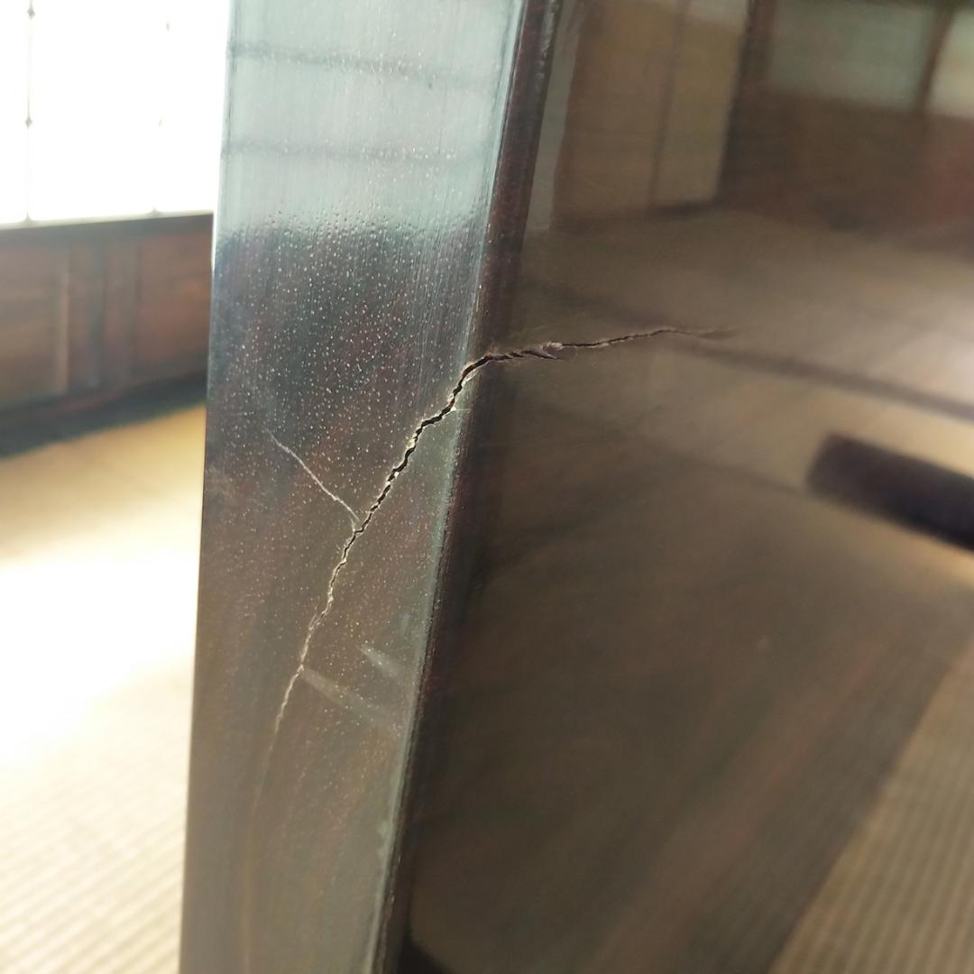 den3【送料込み】【超大型】紅紫檀（紅シタン）厚み5.8㎝　一枚板　座卓