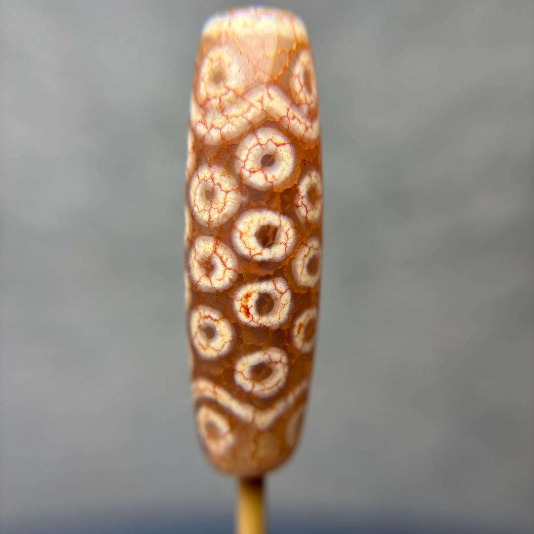 ユッキー至純龍紋36眼血系天珠　1-209