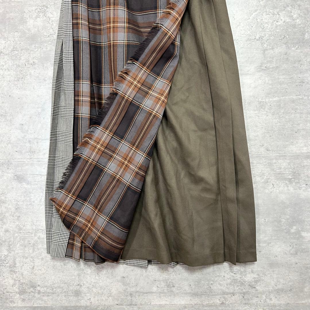 美品　オニールオブダブリン　レキップ 別注　 パッチワークキルトスカート