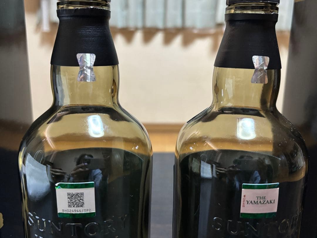 山崎 18年 シングルモルトウイスキー 700ml 空瓶と箱付き