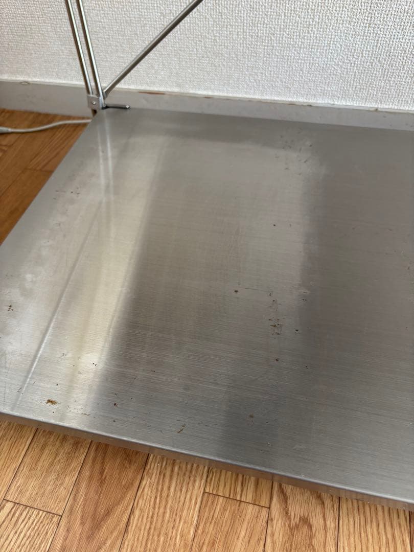 無印良品　ステンレスユニットシェルフ・ステンレス棚セット・ワイド・小